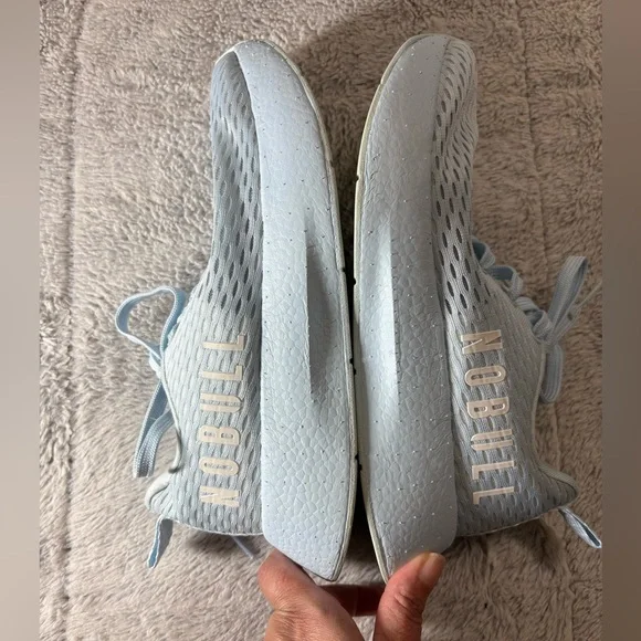 Nobull Journey Running Training Gym Sneakers Womens Pastel Blue Sky Comfy Sz 8.5 - Picture 8 of 12